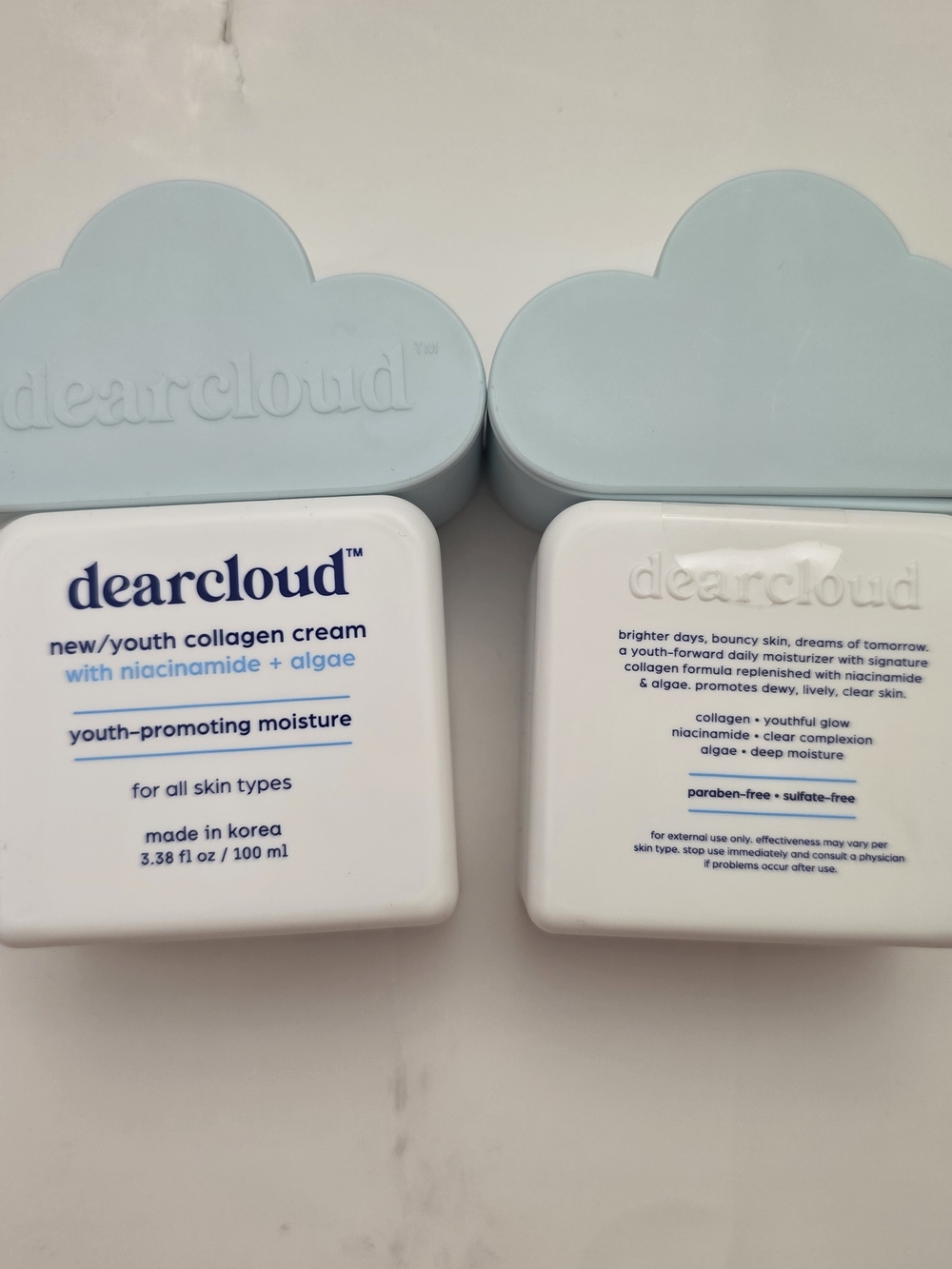 2 x 100ml New/Youth Collagen Cream – Light Blue